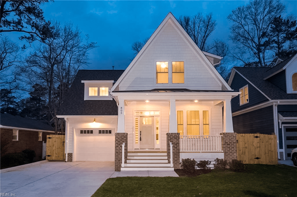 Stamped Carriage House White