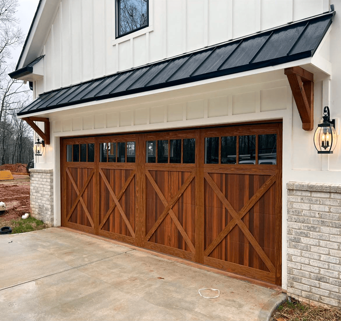 shoreline garage door in ceda accents