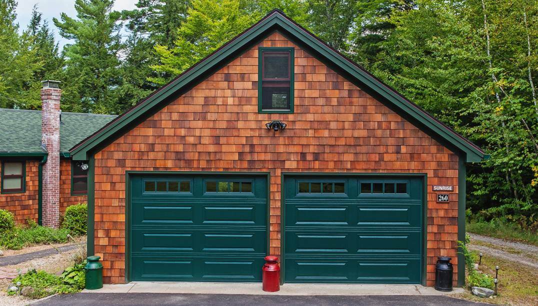 evergreen raised panel garage doors