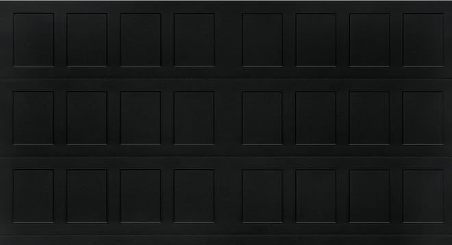 black garage door texture